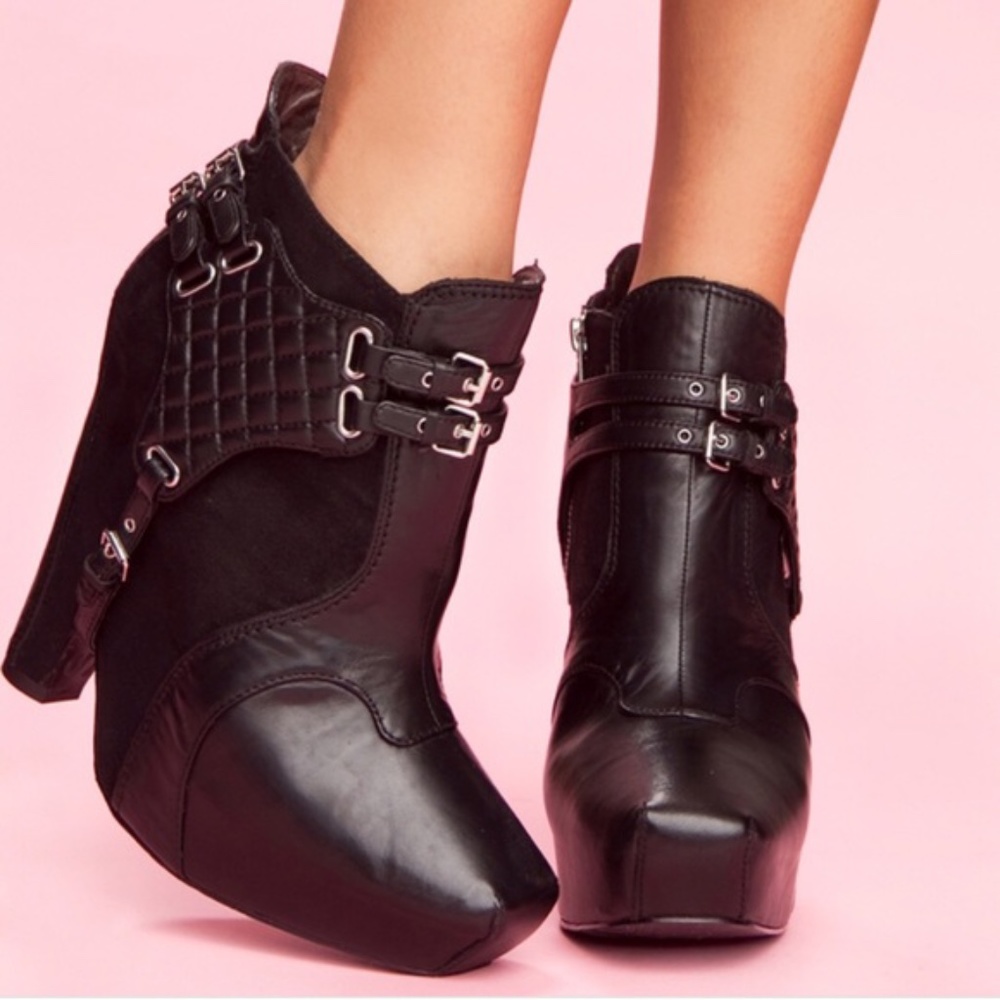 Sam Edelman Zoe Black Harness Bootie